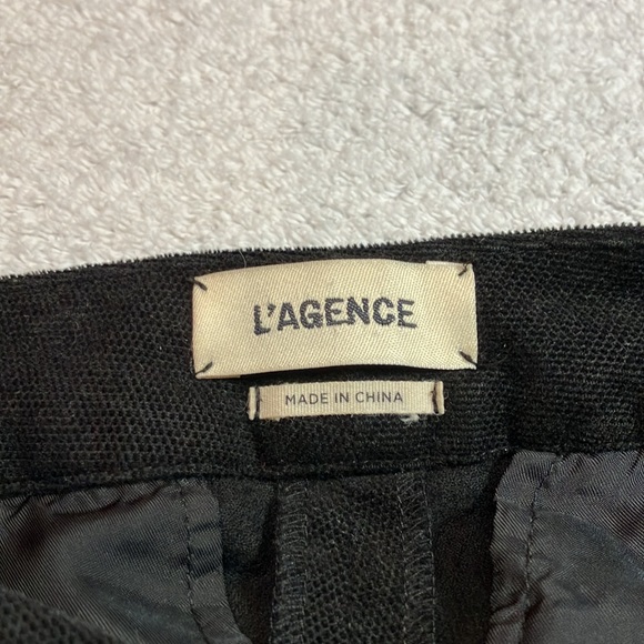 L’Agence black velvet-like pants - Picture 5 of 10